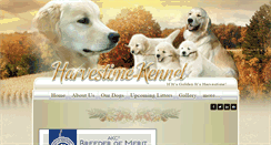 Desktop Screenshot of harvestimekennel.com